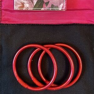 Authentic small red budha girl bangles
